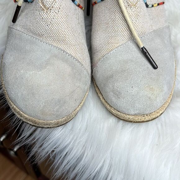 Tom’s Desert Espadrille Wedge Shoes - Picture 5 of 11